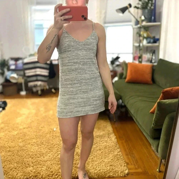 Forever 21 Grey Tunic Mini Sweater Dress - Picture 8 of 8